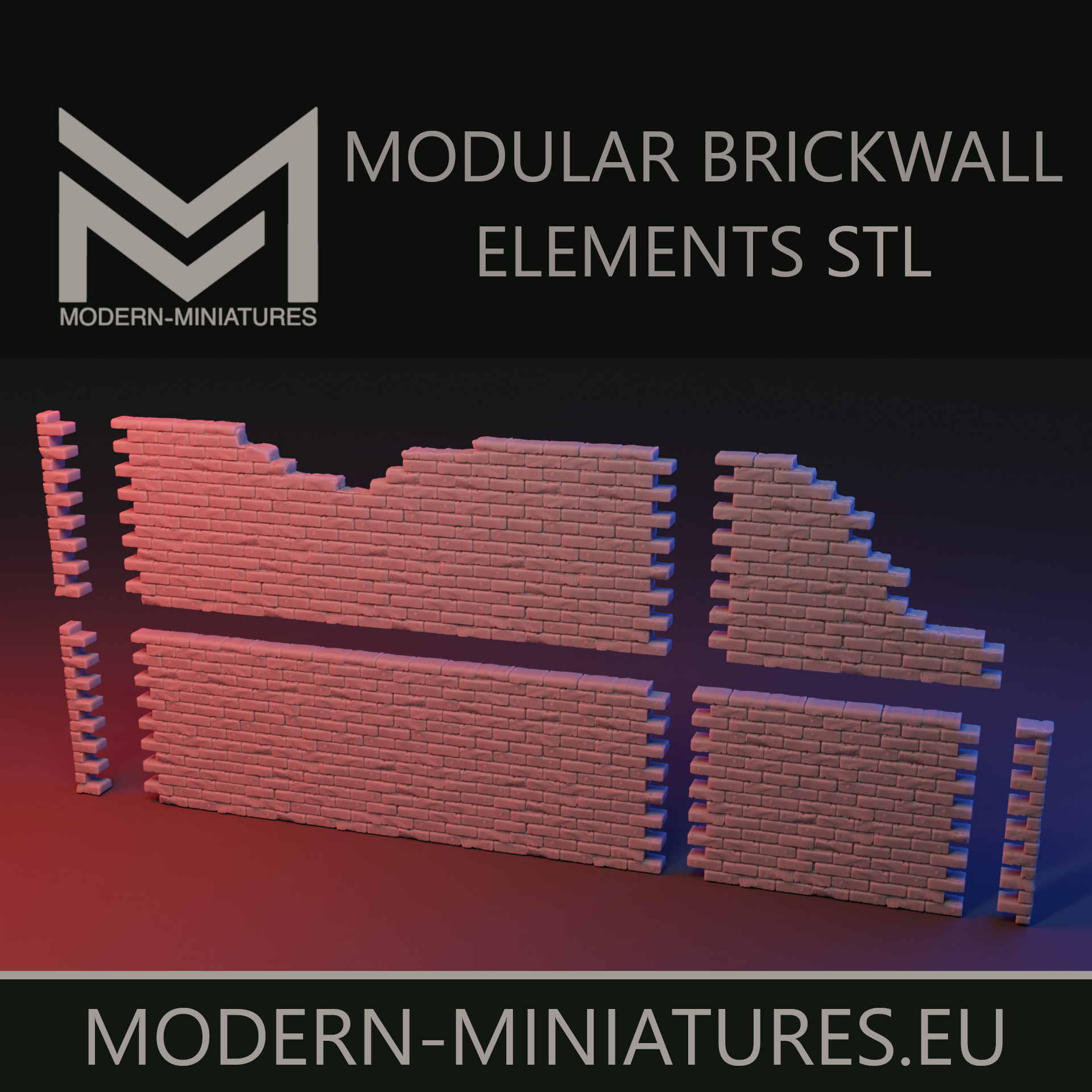 Modular Brickwall Elements
